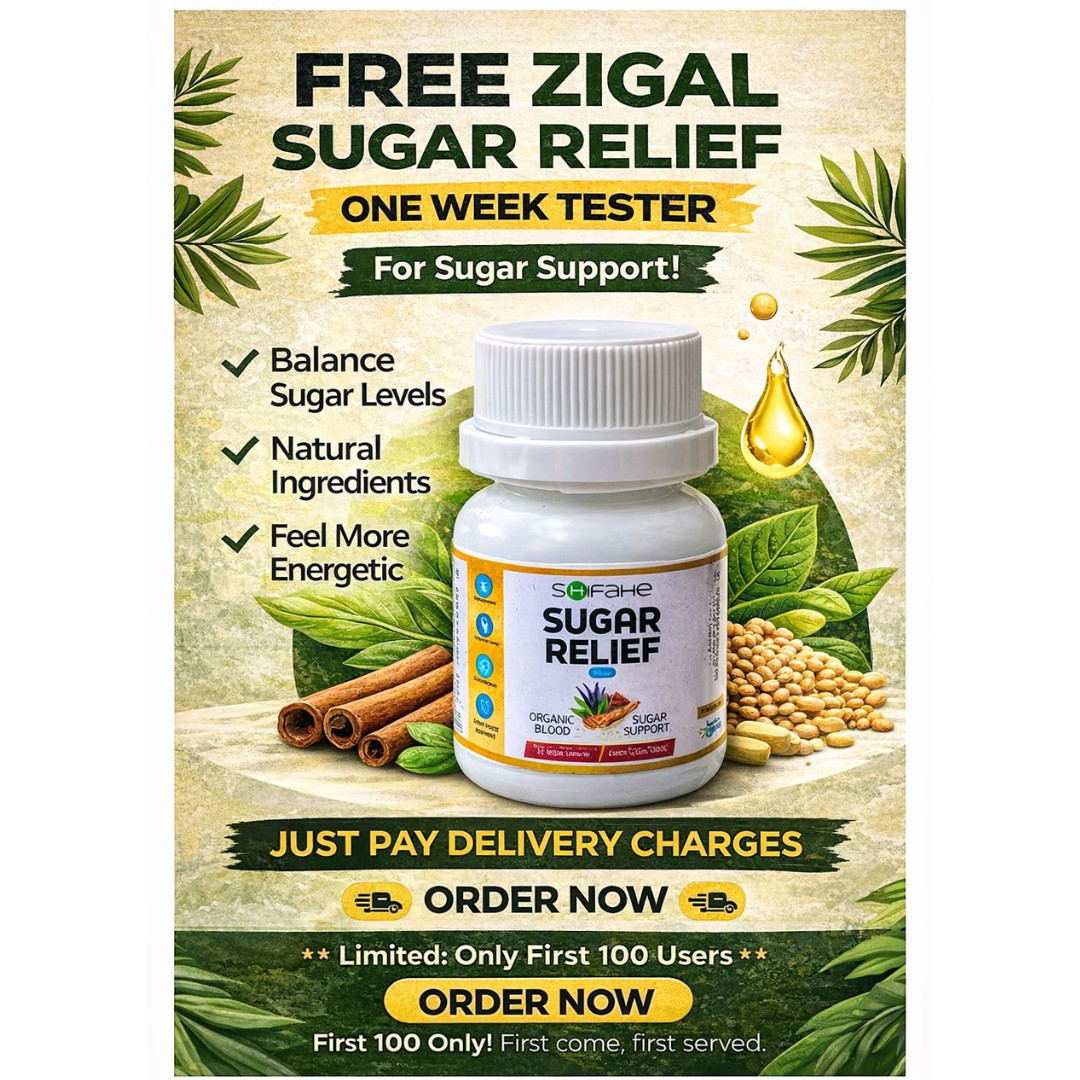 Zigal Sugar Relief – 7 Day Free Tester